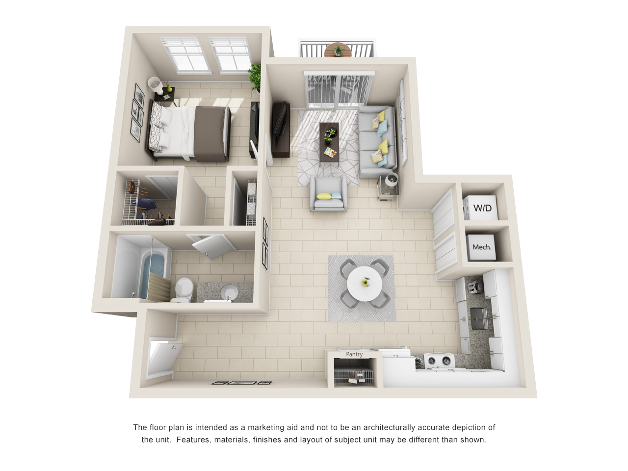 Floorplan A2 Interior Image
